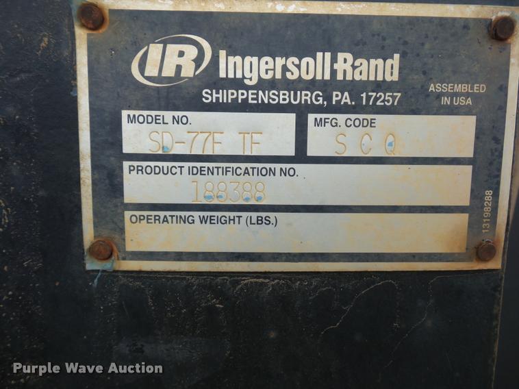 image for item DA5877 Ingersoll Rand SD-77F padfoot roller