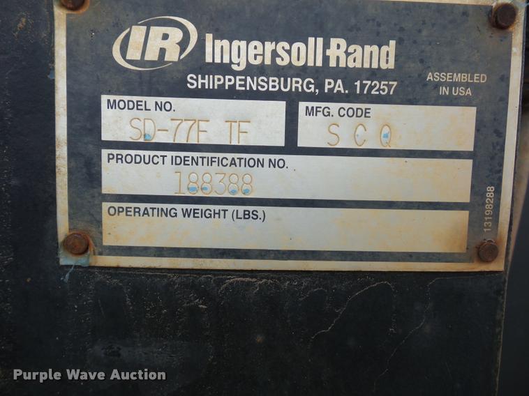 image for item DA5877 Ingersoll Rand SD-77F padfoot roller