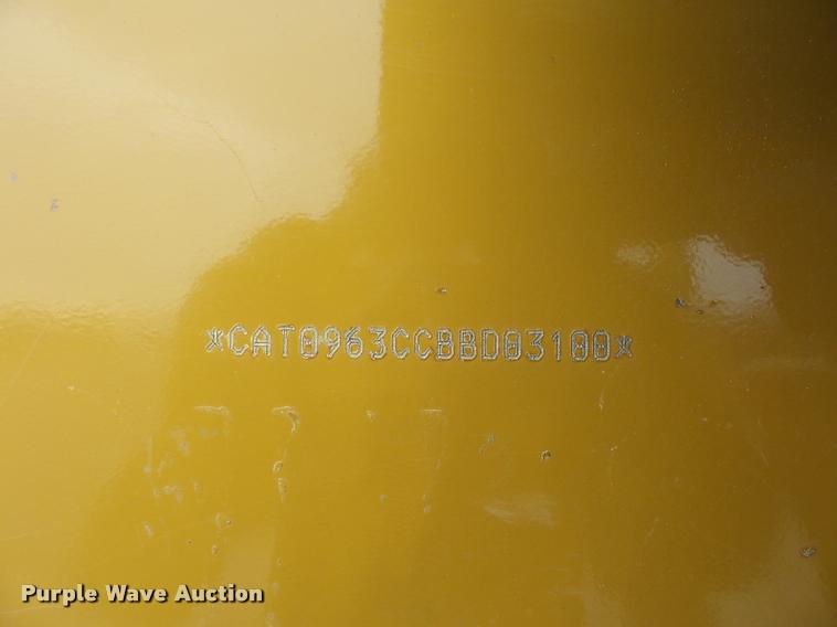 image for item L4536 2007 Caterpillar 963C track loader