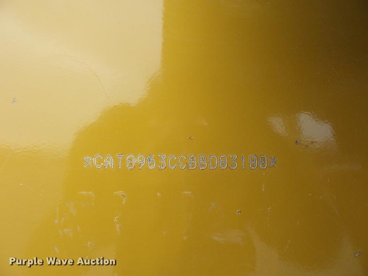 image for item L4536 2007 Caterpillar 963C track loader