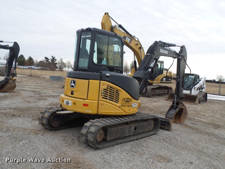 image for item L4539 2011 John Deere 50D compact excavator