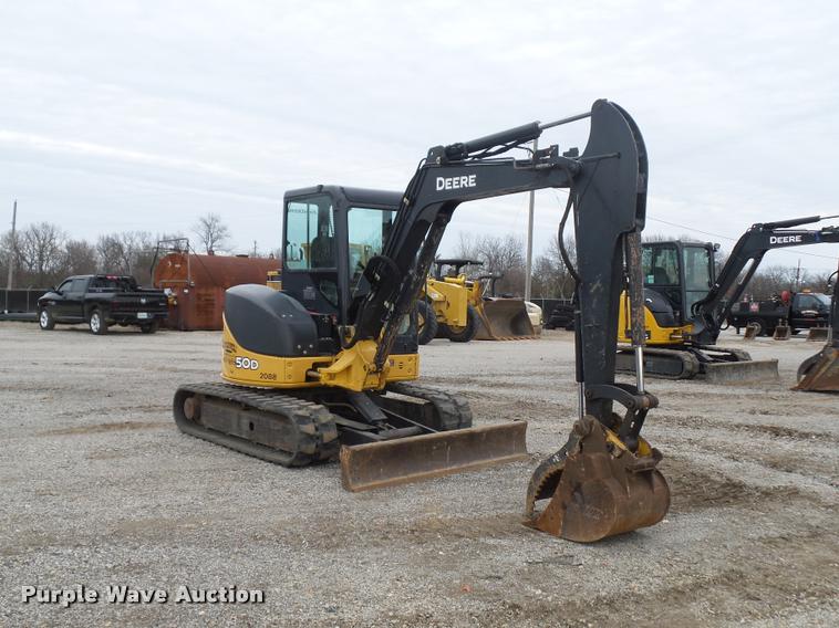 image for item L4539 2011 John Deere 50D compact excavator