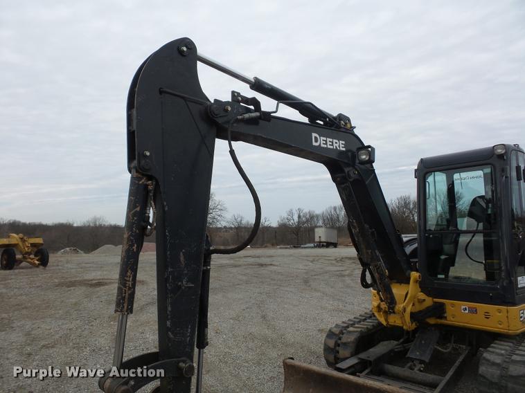 image for item L4539 2011 John Deere 50D compact excavator