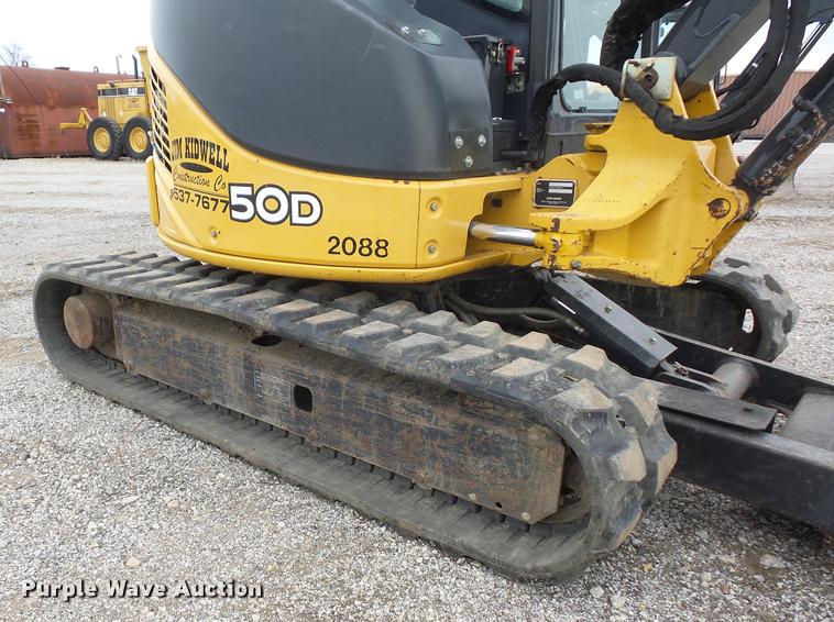 image for item L4539 2011 John Deere 50D compact excavator