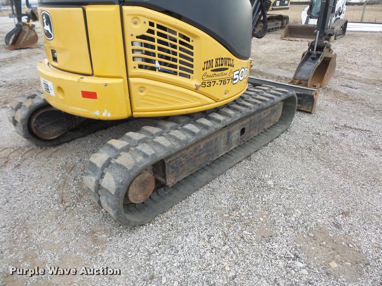 image for item L4539 2011 John Deere 50D compact excavator