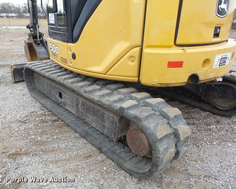 image for item L4539 2011 John Deere 50D compact excavator