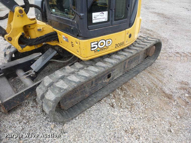 image for item L4539 2011 John Deere 50D compact excavator