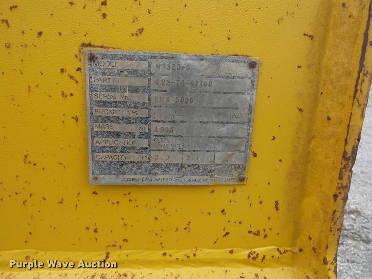 image for item L4544 2007 Komatsu WA380-6 wheel loader