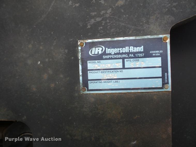 image for item L4545 Ingersoll Rand SD116DX TF single drum vibratory roller