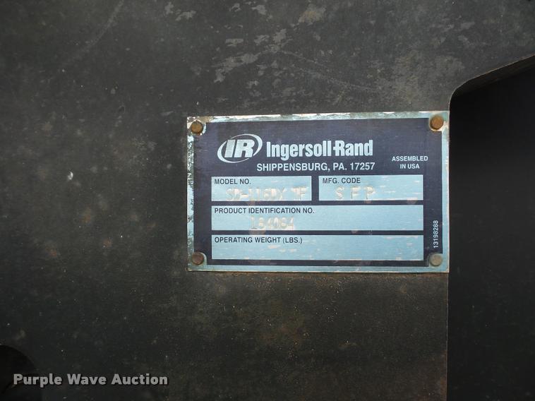 image for item L4545 Ingersoll Rand SD116DX TF single drum vibratory roller