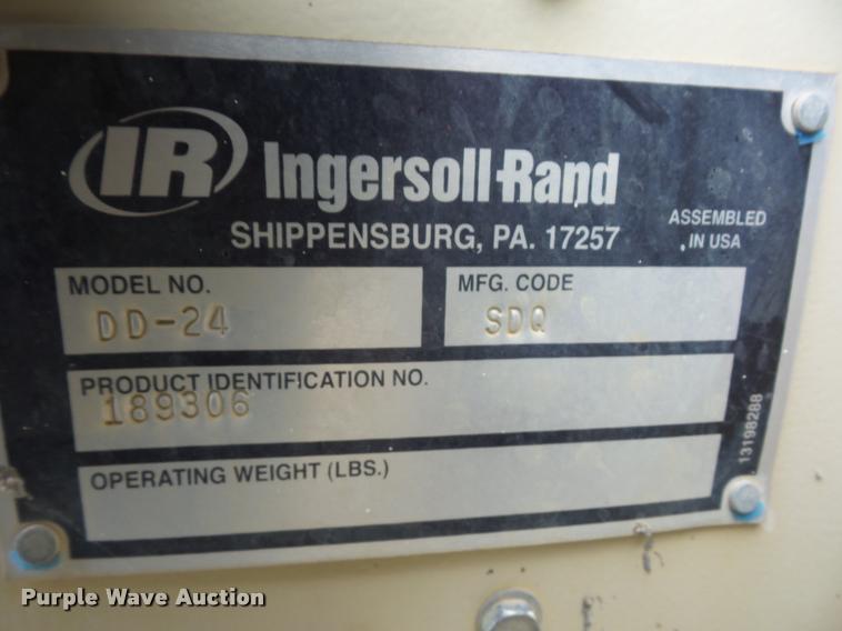 image for item L4546 Ingersoll Rand DD24 double drum roller