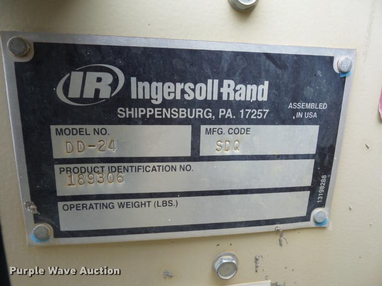 image for item L4546 Ingersoll Rand DD24 double drum roller