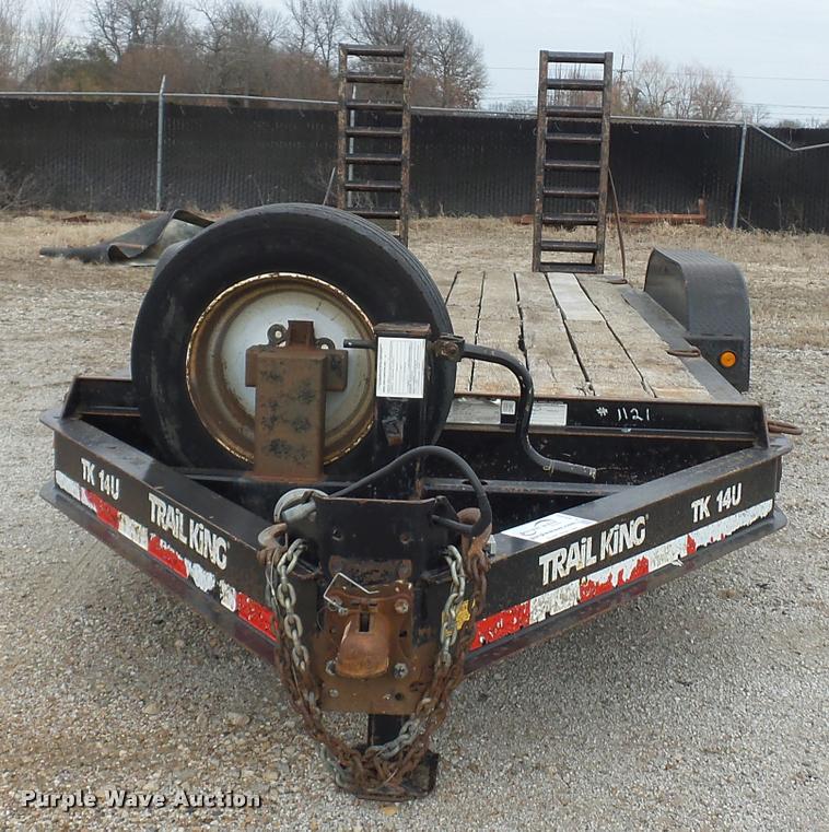 image for item L4549 2005 Trail King TK14U equipment trailer