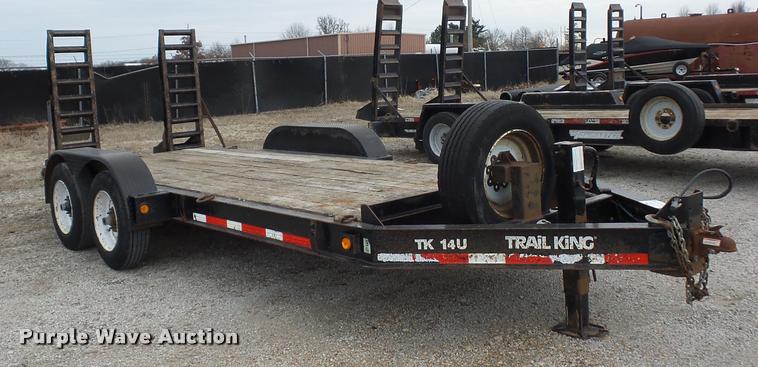 image for item L4549 2005 Trail King TK14U equipment trailer