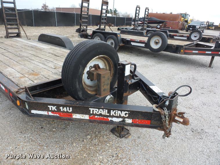 image for item L4549 2005 Trail King TK14U equipment trailer