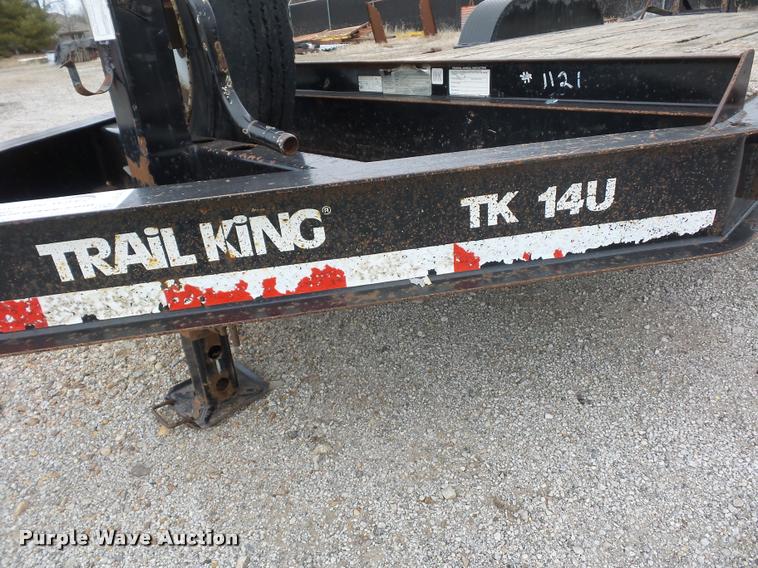 image for item L4549 2005 Trail King TK14U equipment trailer