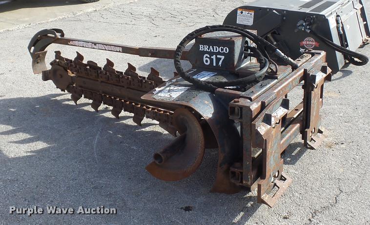 image for item L4551 Bradco 617 skid steer trencher