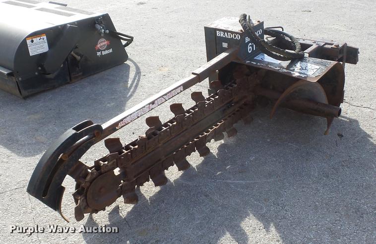 image for item L4551 Bradco 617 skid steer trencher