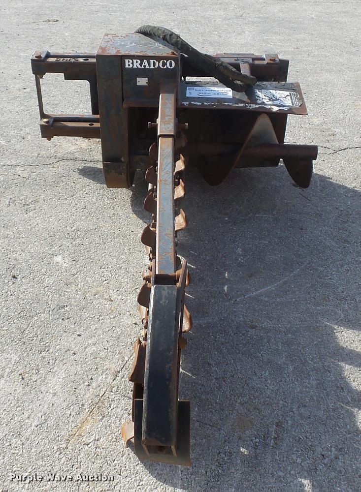 image for item L4551 Bradco 617 skid steer trencher