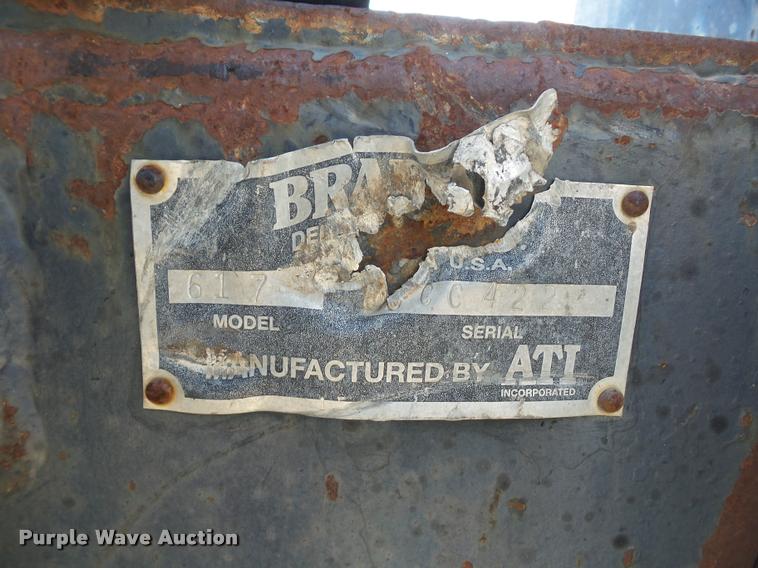 image for item L4551 Bradco 617 skid steer trencher