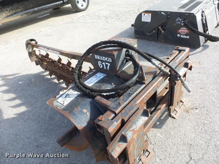image for item L4551 Bradco 617 skid steer trencher