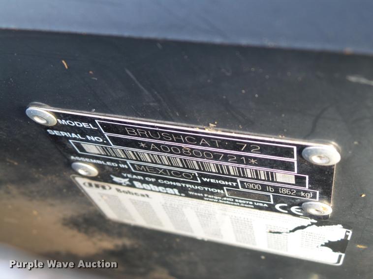 image for item L4555 Bobcat Brushcat skid steer mower