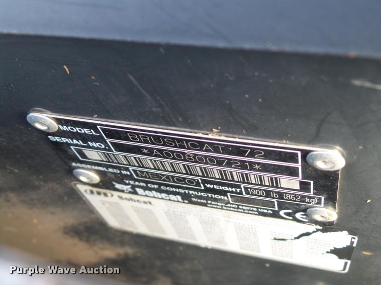 image for item L4555 Bobcat Brushcat skid steer mower