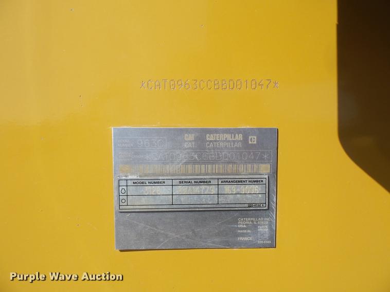 image for item L4679 2004 Caterpillar 963C track loader