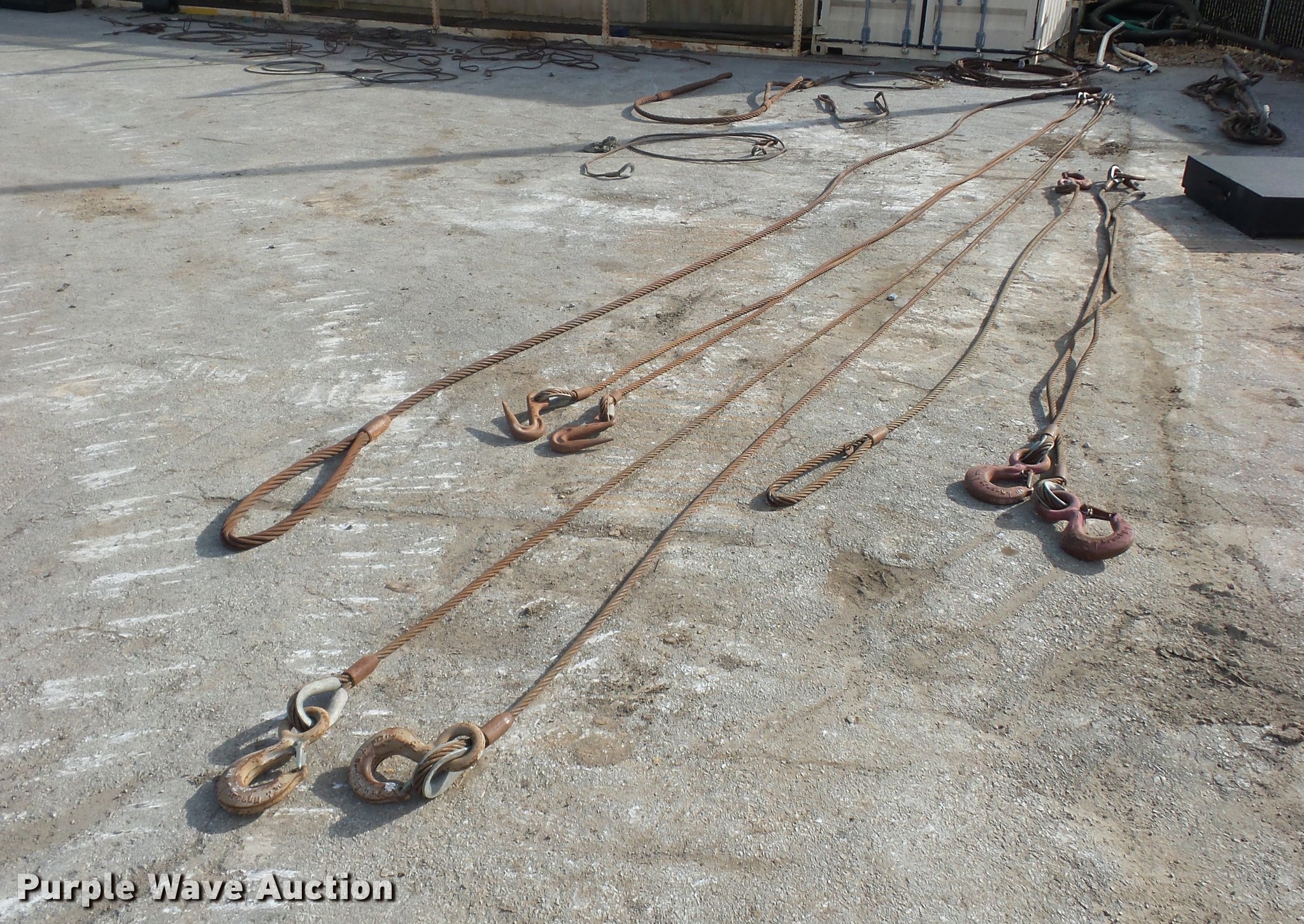 Choker cables in Greenwood, MO Item AX9307 sold Purple Wave