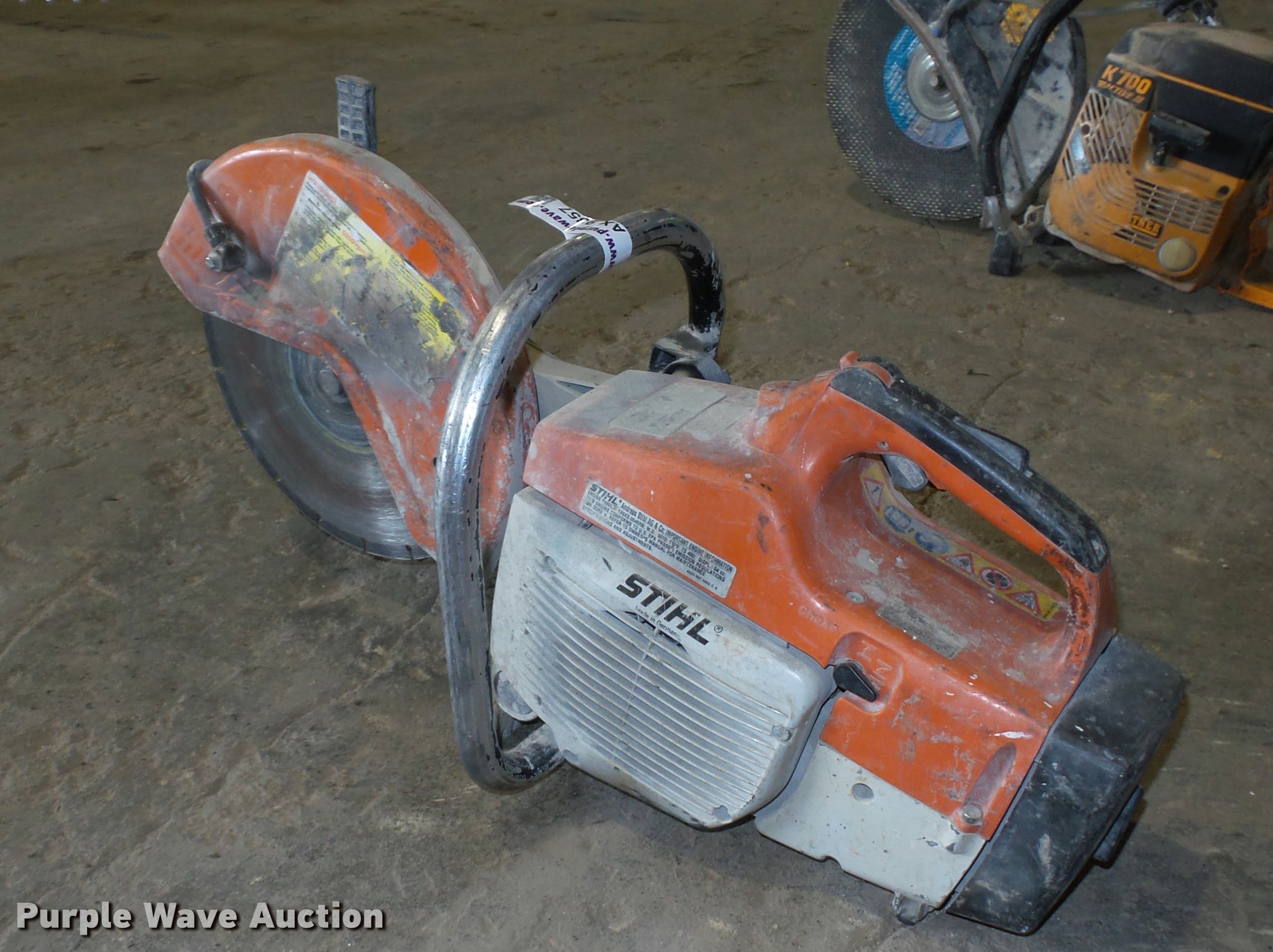 Stihl TS400 quickie saw in Greenwood, MO | Item AX9357 sold | Purple Wave