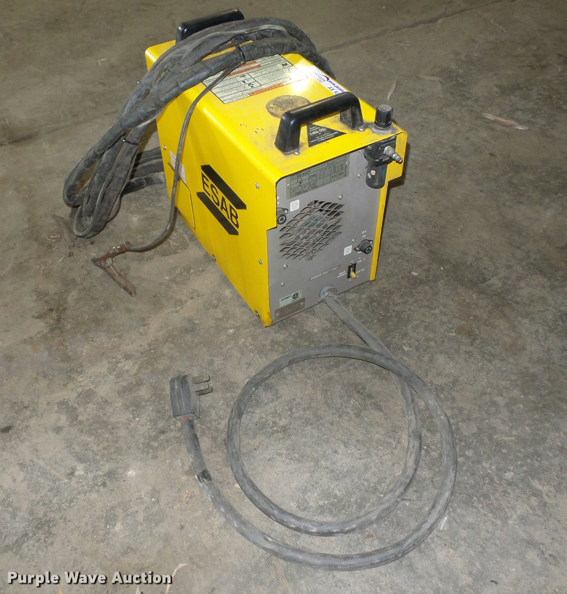 ESAB 875 plasma cutter in Greenwood, MO Item AX9360 sold Purple Wave