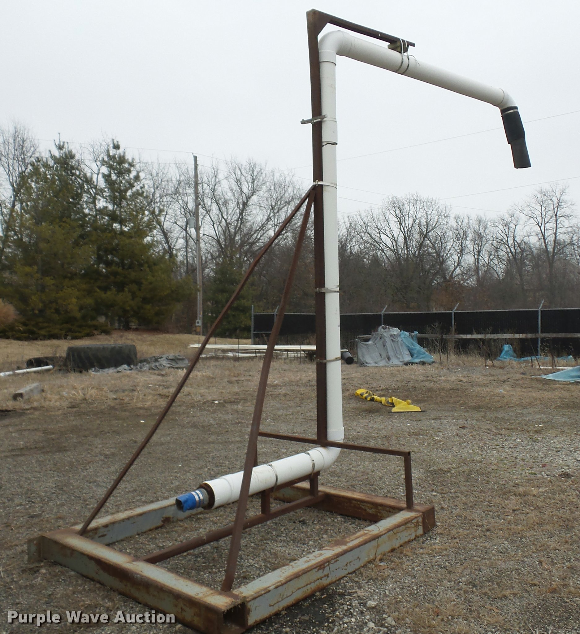 Water truck fill spout in Greenwood, MO Item BI9155 sold Purple Wave