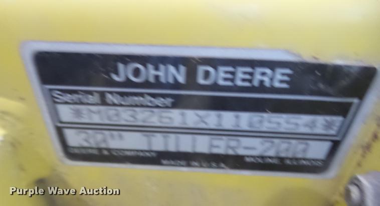 image for item AG9049 John Deere tiller
