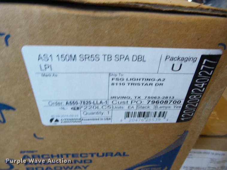 image for item AG9052 Approximately 22 Lithonia Aeris outdoor lights