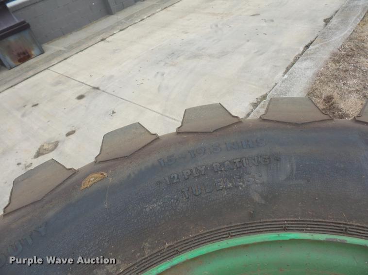 image for item AX9300 (4) 15-19.5 foam filled tires