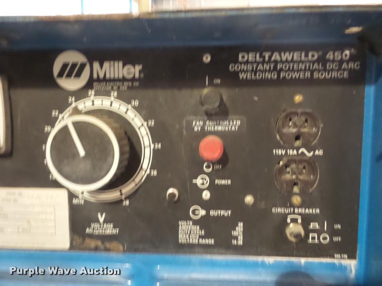 image for item AX9305 Miller Deltaweld 450 welder