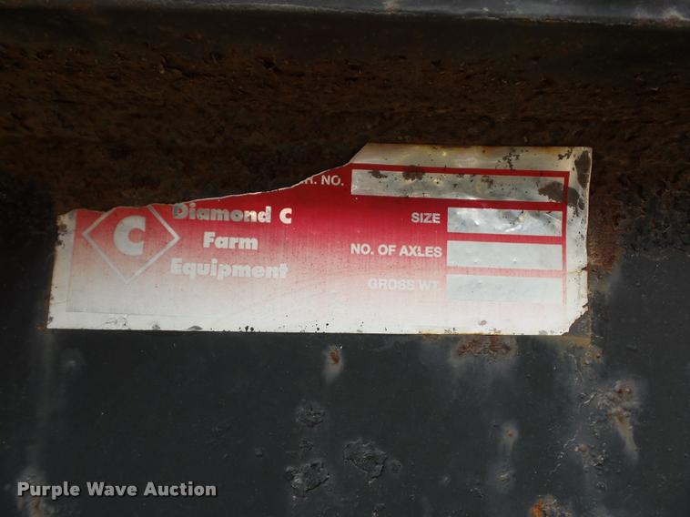 image for item BI9143 2002 Diamond C equipment trailer