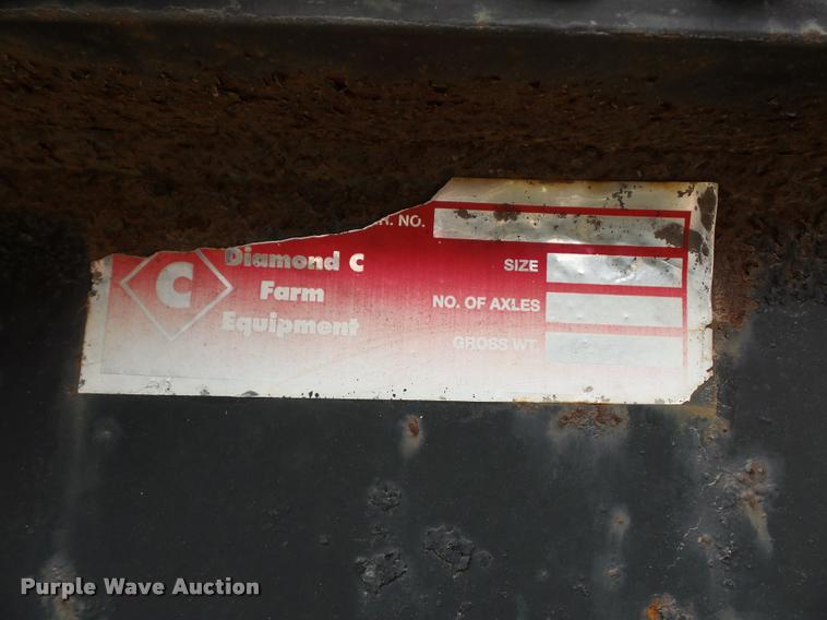 image for item BI9143 2002 Diamond C equipment trailer