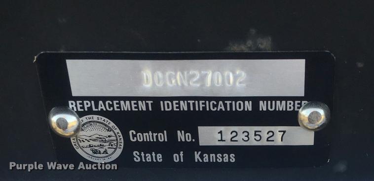 image for item BI9143 2002 Diamond C equipment trailer