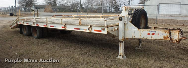 image for item BI9145 1984 Belshe T-8G equipment trailer