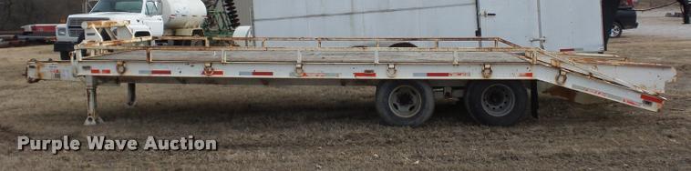 image for item BI9145 1984 Belshe T-8G equipment trailer