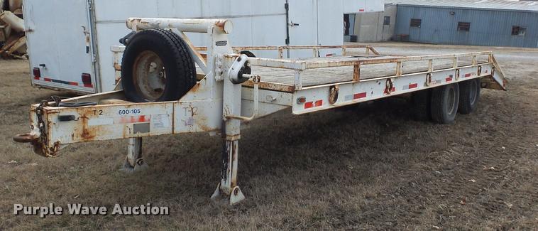 image for item BI9145 1984 Belshe T-8G equipment trailer