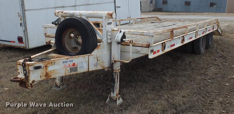 image for item BI9145 1984 Belshe T-8G equipment trailer