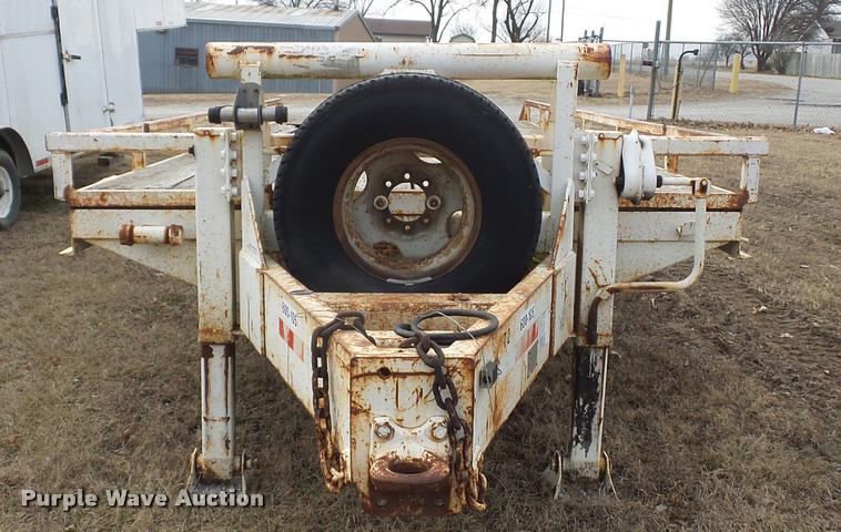 image for item BI9145 1984 Belshe T-8G equipment trailer