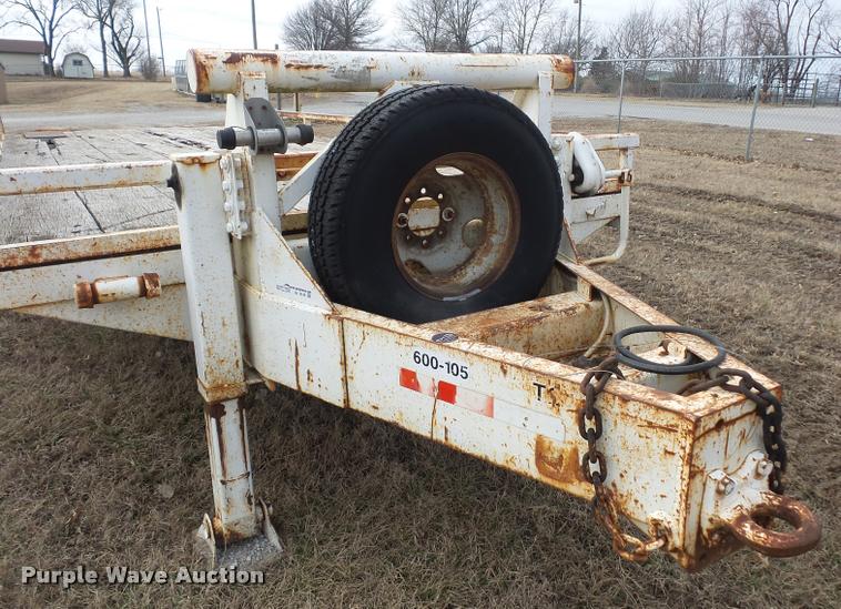 image for item BI9145 1984 Belshe T-8G equipment trailer