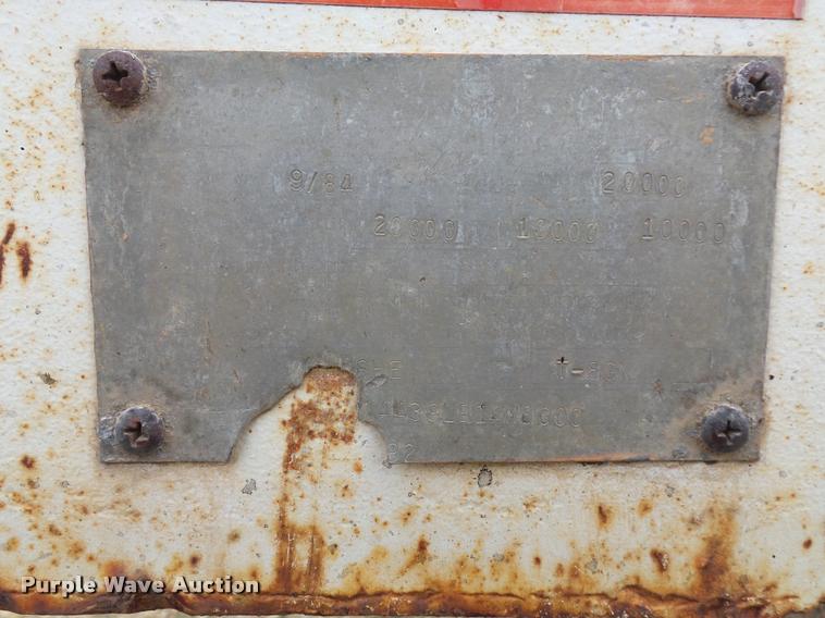 image for item BI9145 1984 Belshe T-8G equipment trailer