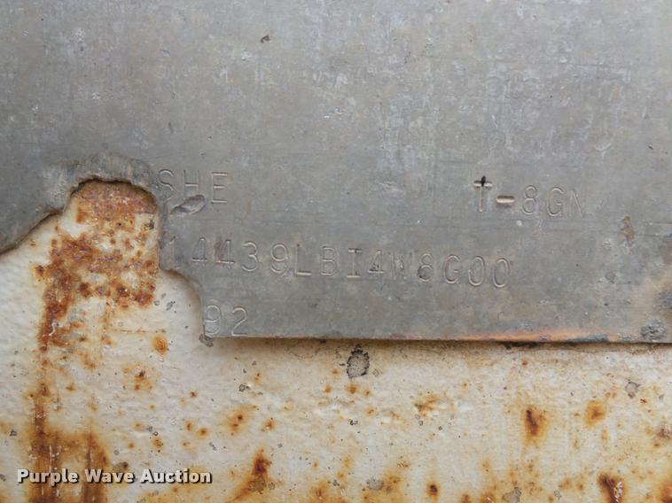 image for item BI9145 1984 Belshe T-8G equipment trailer