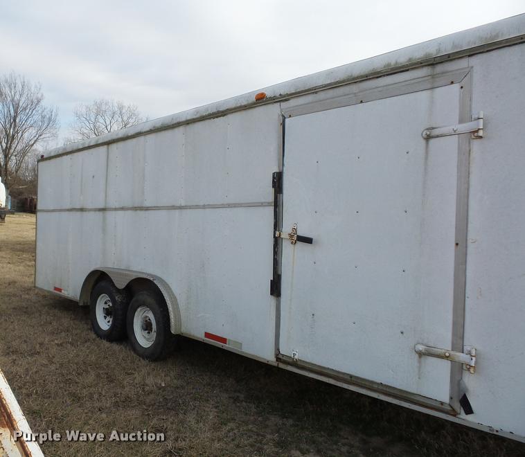 image for item BI9146 1995 Timberwolf enclosed cargo trailer