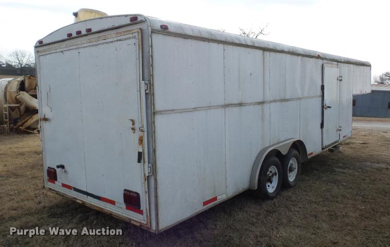 image for item BI9146 1995 Timberwolf enclosed cargo trailer