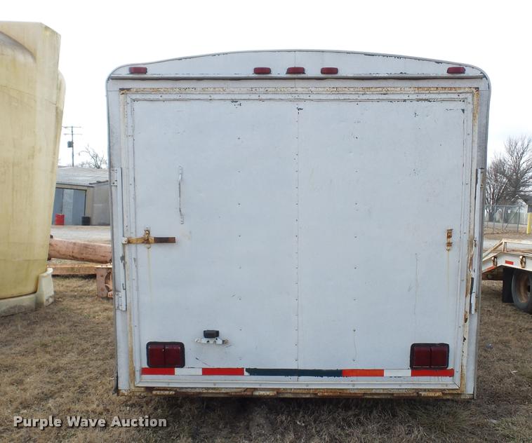image for item BI9146 1995 Timberwolf enclosed cargo trailer